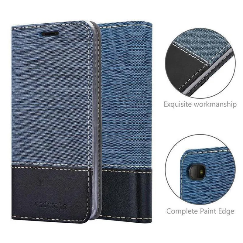 Cadorabo Hülle kompatibel mit Blackberry Q10 Schutzhülle mit Magnetverschluss, Standfunktion und Kartenfach