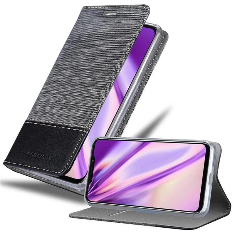 Cadorabo Hülle kompatibel mit MEIZU X8 Schutzhülle mit Magnetverschluss, Standfunktion und Kartenfach
