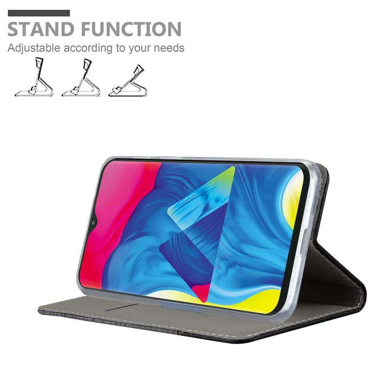 Cadorabo Hülle kompatibel mit Samsung Galaxy A10 / M10 Schutzhülle mit Magnetverschluss, Standfunktion und Kartenfach