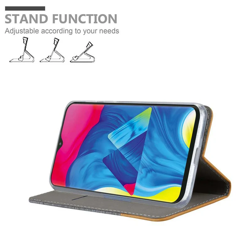 Cadorabo Hülle kompatibel mit Samsung Galaxy A10 / M10 Schutzhülle mit Magnetverschluss, Standfunktion und Kartenfach