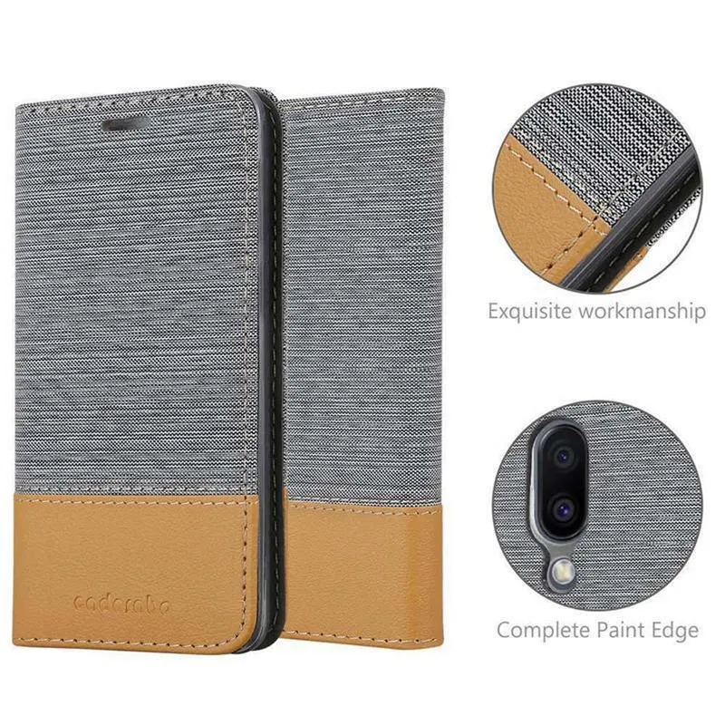 Cadorabo Hülle kompatibel mit Samsung Galaxy A10 / M10 Schutzhülle mit Magnetverschluss, Standfunktion und Kartenfach