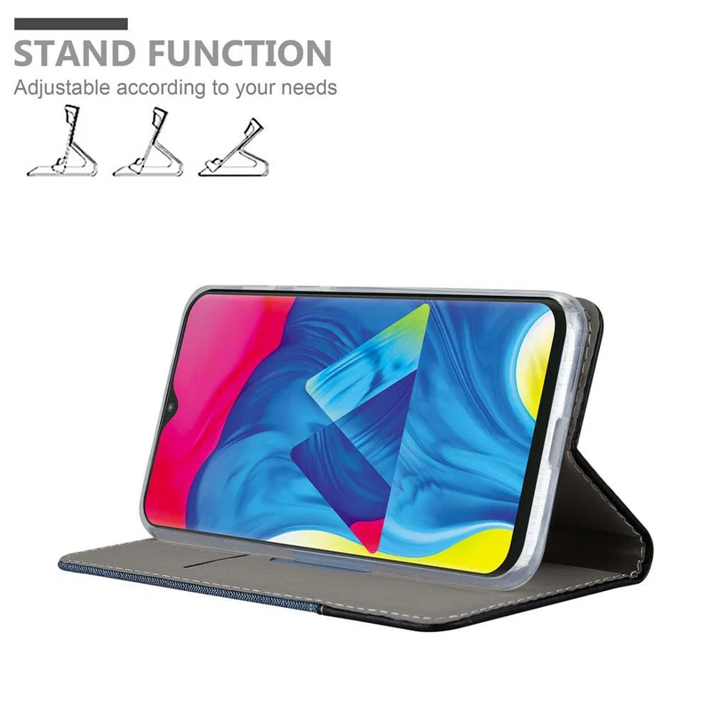 Cadorabo Hülle kompatibel mit Samsung Galaxy A10 / M10 Schutzhülle mit Magnetverschluss, Standfunktion und Kartenfach