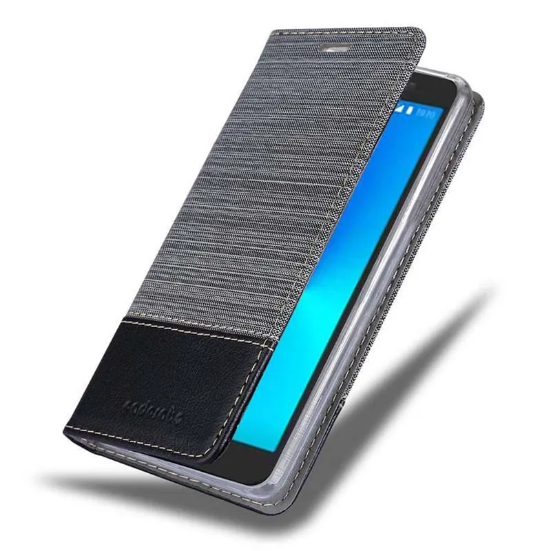 Cadorabo Hülle kompatibel mit Alcatel 3 2018 Schutzhülle mit Magnetverschluss, Standfunktion und Kartenfach