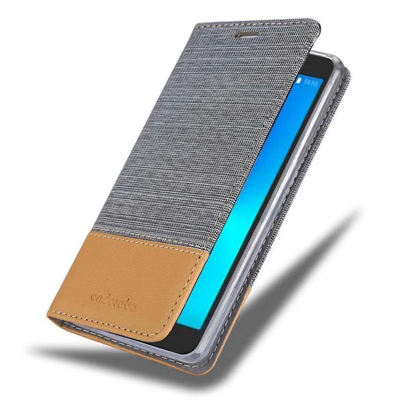 Cadorabo Hülle kompatibel mit Alcatel 3 2018 Schutzhülle mit Magnetverschluss, Standfunktion und Kartenfach