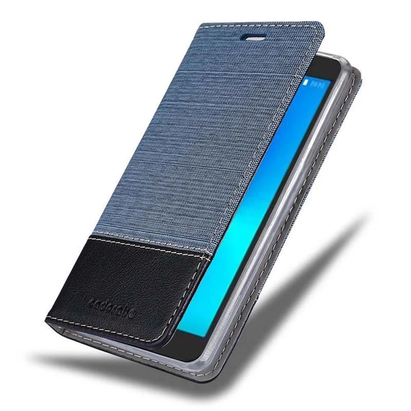 Cadorabo Hülle kompatibel mit Alcatel 3 2018 Schutzhülle mit Magnetverschluss, Standfunktion und Kartenfach