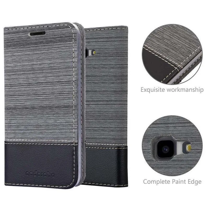 Cadorabo Hülle kompatibel mit Samsung Galaxy J4 PLUS / J4 PRIME / J4 CORE Schutzhülle mit Magnetverschluss, Standfunktion und Kartenfach
