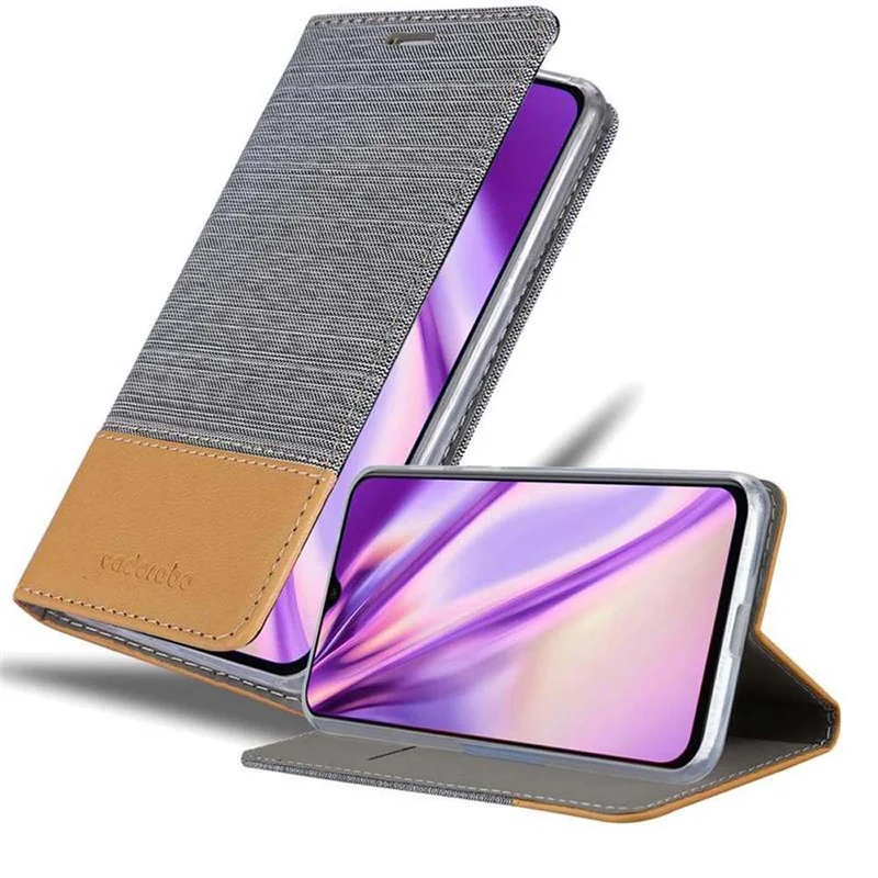 Cadorabo Hülle kompatibel mit Xiaomi Mi 9 Schutzhülle mit Magnetverschluss, Standfunktion und Kartenfach