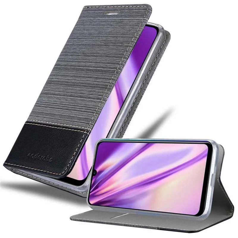 Cadorabo Hülle kompatibel mit Huawei P SMART PLUS 2019 Schutzhülle mit Magnetverschluss, Standfunktion und Kartenfach