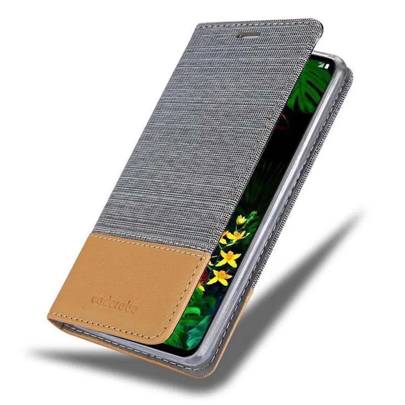 Cadorabo Hülle kompatibel mit LG G8 ThinQ Schutzhülle mit Magnetverschluss, Standfunktion und Kartenfach
