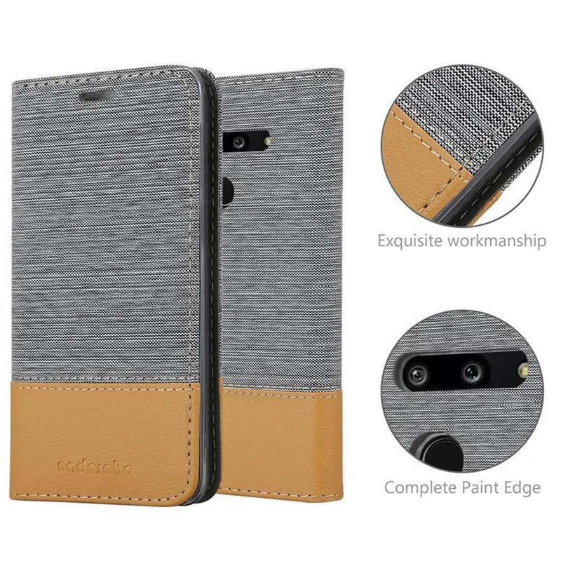 Cadorabo Hülle kompatibel mit LG G8 ThinQ Schutzhülle mit Magnetverschluss, Standfunktion und Kartenfach