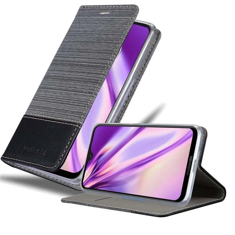 Cadorabo Hülle kompatibel mit Motorola MOTO G7 / G7 PLUS Schutzhülle mit Magnetverschluss, Standfunktion und Kartenfach