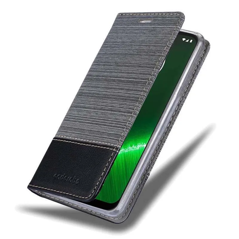 Cadorabo Hülle kompatibel mit Motorola MOTO G7 / G7 PLUS Schutzhülle mit Magnetverschluss, Standfunktion und Kartenfach