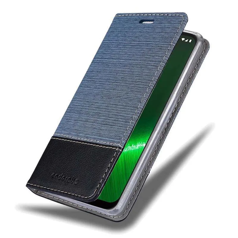 Cadorabo Hülle kompatibel mit Motorola MOTO G7 / G7 PLUS Schutzhülle mit Magnetverschluss, Standfunktion und Kartenfach