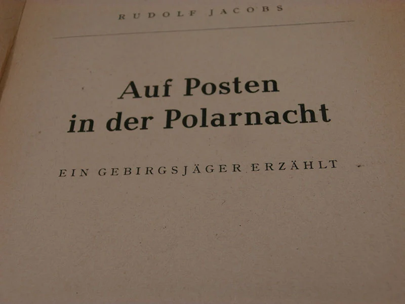 "Auf Posten in der Polarnacht" - R.Jacobs - 1941
