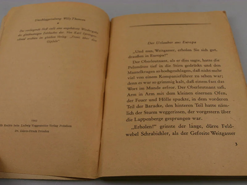 "Urlauber aus Europa" Feldpostausgabe 1943