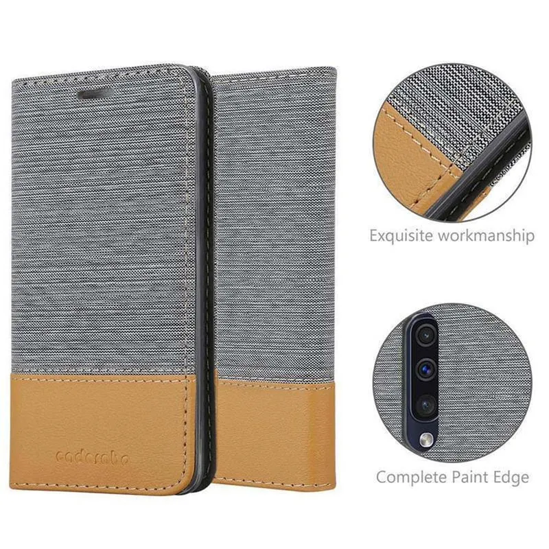Cadorabo Hülle kompatibel mit Samsung Galaxy A50 4G / A50s / A30s Schutzhülle mit Magnetverschluss, Standfunktion und Kartenfach