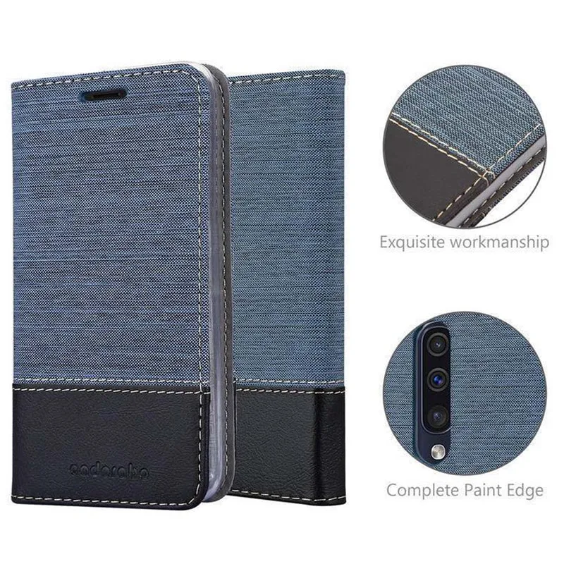 Cadorabo Hülle kompatibel mit Samsung Galaxy A50 4G / A50s / A30s Schutzhülle mit Magnetverschluss, Standfunktion und Kartenfach