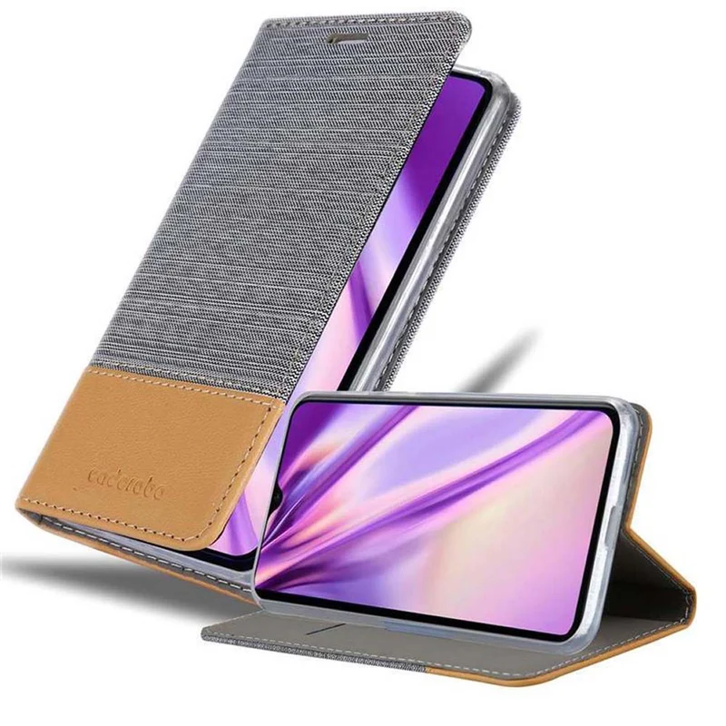 Cadorabo Hülle kompatibel mit Xiaomi Mi 9 SE Schutzhülle mit Magnetverschluss, Standfunktion und Kartenfach