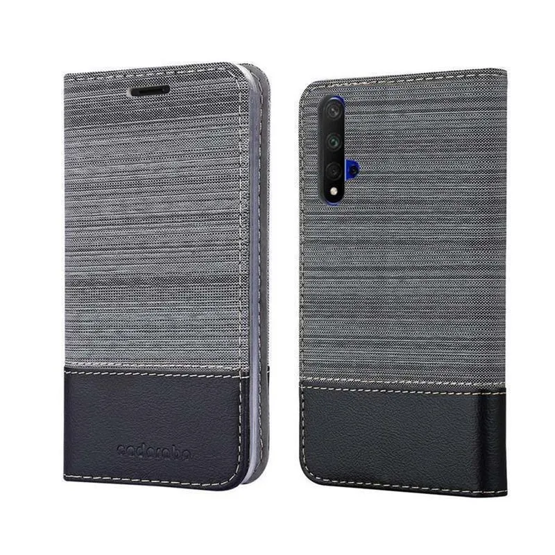 Cadorabo Hülle kompatibel mit Honor 20 / 20S / Huawei NOVA 5T Schutzhülle mit Magnetverschluss, Standfunktion und Kartenfach