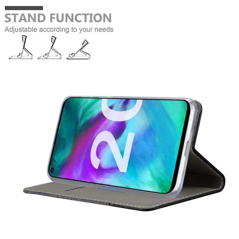 Cadorabo Hülle kompatibel mit Honor 20 / 20S / Huawei NOVA 5T Schutzhülle mit Magnetverschluss, Standfunktion und Kartenfach