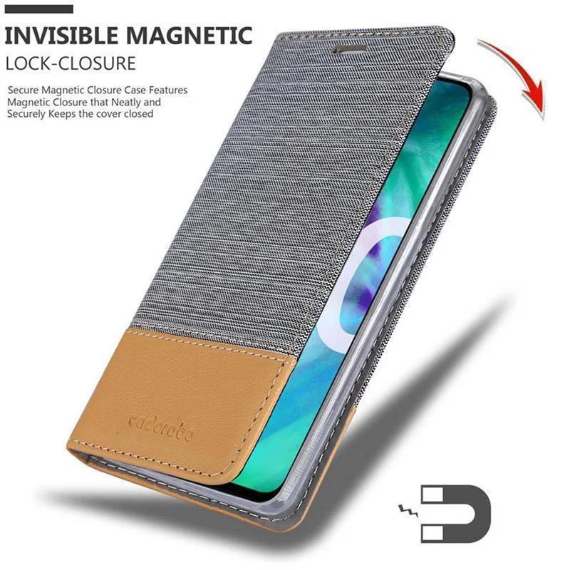Cadorabo Hülle kompatibel mit Honor 20 / 20S / Huawei NOVA 5T Schutzhülle mit Magnetverschluss, Standfunktion und Kartenfach