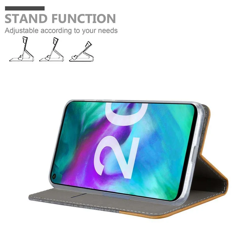 Cadorabo Hülle kompatibel mit Honor 20 / 20S / Huawei NOVA 5T Schutzhülle mit Magnetverschluss, Standfunktion und Kartenfach