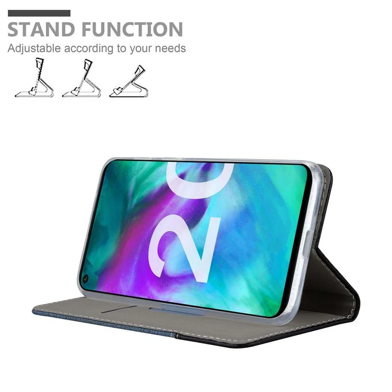 Cadorabo Hülle kompatibel mit Honor 20 / 20S / Huawei NOVA 5T Schutzhülle mit Magnetverschluss, Standfunktion und Kartenfach