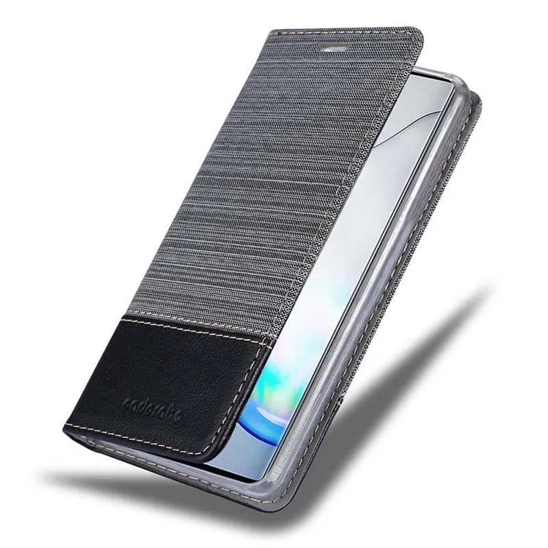 Cadorabo Hülle kompatibel mit Samsung Galaxy NOTE 10 Schutzhülle mit Magnetverschluss, Standfunktion und Kartenfach