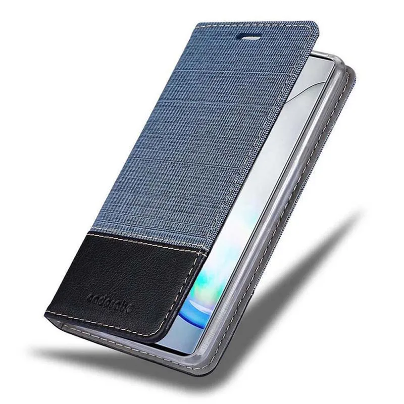 Cadorabo Hülle kompatibel mit Samsung Galaxy NOTE 10 Schutzhülle mit Magnetverschluss, Standfunktion und Kartenfach