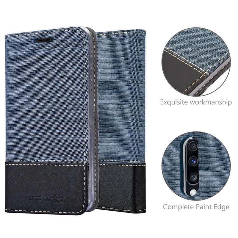 Cadorabo Hülle kompatibel mit Samsung Galaxy A70 / A70s Schutzhülle mit Magnetverschluss, Standfunktion und Kartenfach