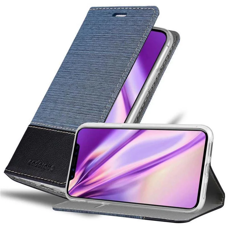 Cadorabo Hülle kompatibel mit Apple iPhone XS MAX Schutzhülle mit Magnetverschluss, Standfunktion und Kartenfach