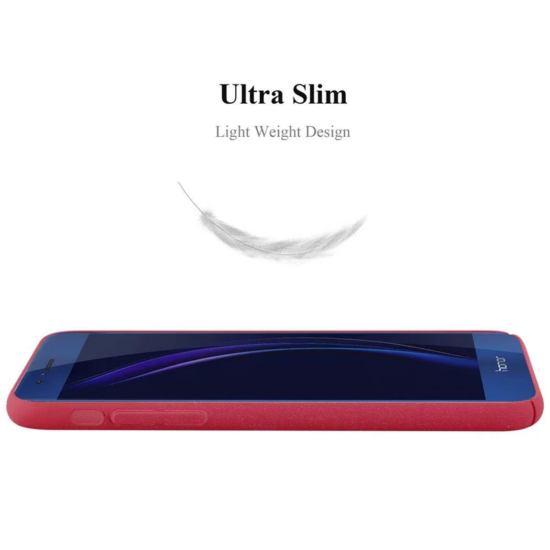 Cadorabo Hülle kompatibel mit Honor 8 / 8 PREMIUM Hard Case Schutzhülle in Frosted Optik gegen Kratzer und Stöße