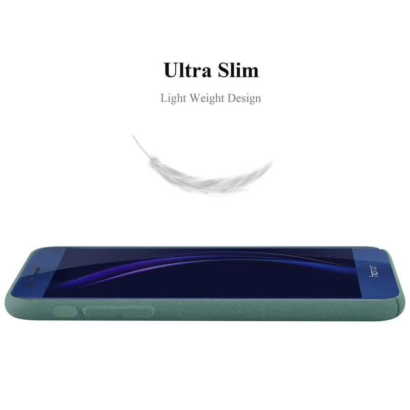 Cadorabo Hülle kompatibel mit Honor 8 / 8 PREMIUM Hard Case Schutzhülle in Frosted Optik gegen Kratzer und Stöße
