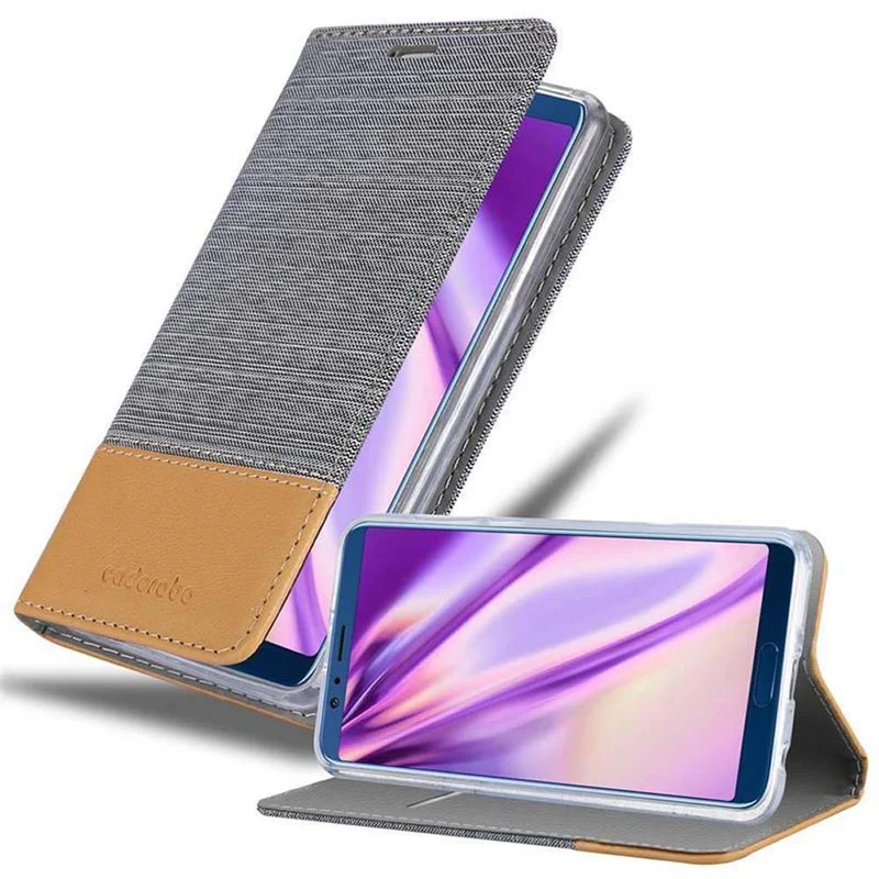 Cadorabo Hülle kompatibel mit Honor View 10 Schutzhülle mit Magnetverschluss, Standfunktion und Kartenfach