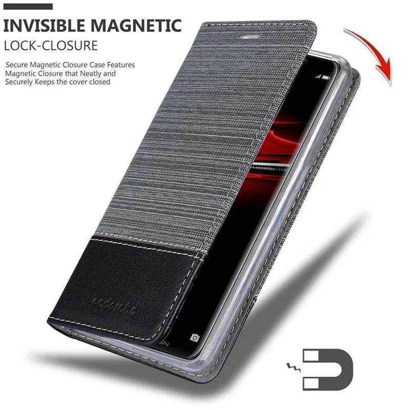 Cadorabo Hülle kompatibel mit Huawei MATE RS Schutzhülle mit Magnetverschluss, Standfunktion und Kartenfach