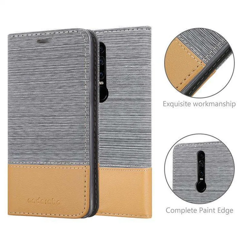 Cadorabo Hülle kompatibel mit Huawei MATE RS Schutzhülle mit Magnetverschluss, Standfunktion und Kartenfach