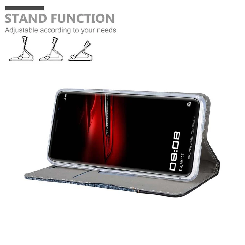 Cadorabo Hülle kompatibel mit Huawei MATE RS Schutzhülle mit Magnetverschluss, Standfunktion und Kartenfach