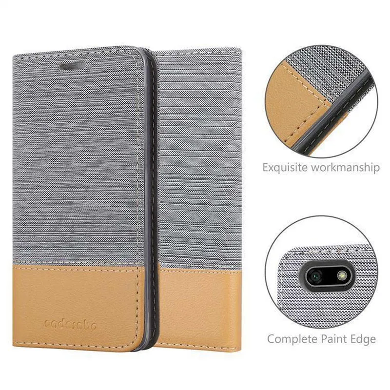 Cadorabo Hülle kompatibel mit Huawei Y5 PRIME 2018 / Y5 2018 Schutzhülle mit Magnetverschluss, Standfunktion und Kartenfach