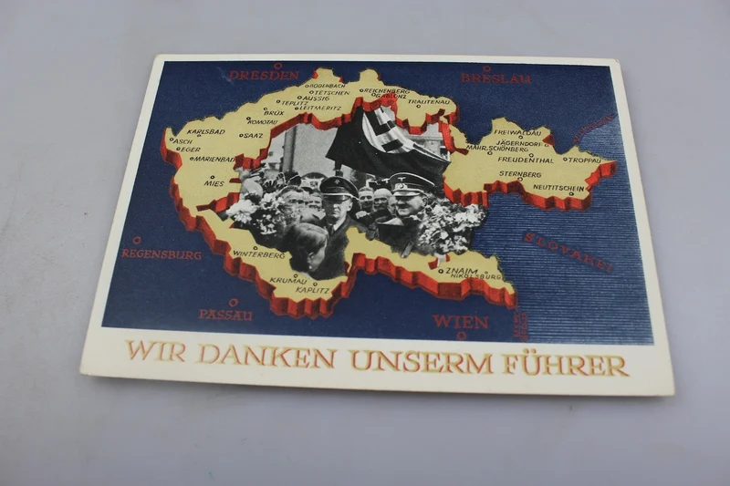 Postkarte 1. Oktober 1938