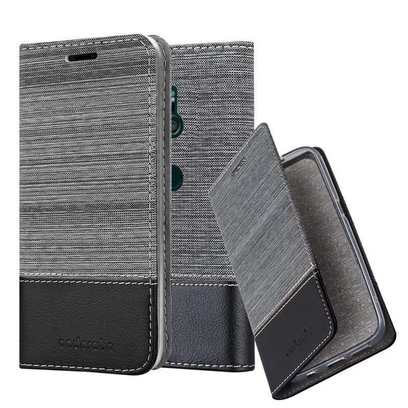 Cadorabo Hülle kompatibel mit Sony Xperia XZ3 Schutzhülle mit Magnetverschluss, Standfunktion und Kartenfach