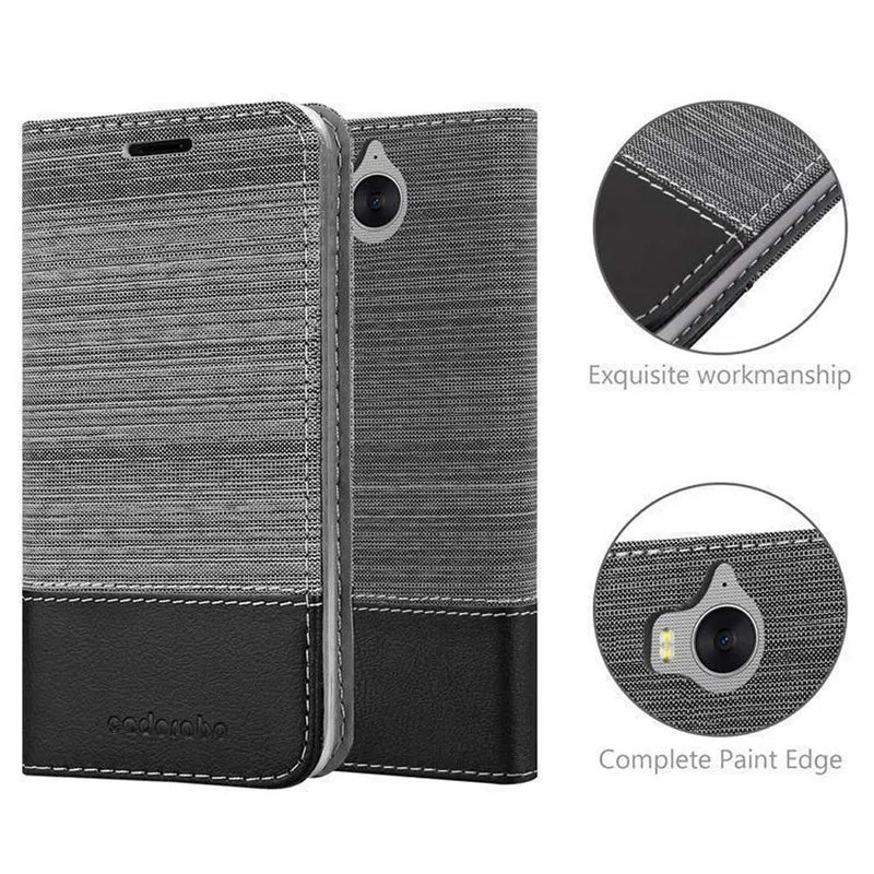 Cadorabo Hülle kompatibel mit Huawei Y5 2017 / Y6 2017 Schutzhülle mit Magnetverschluss, Standfunktion und Kartenfach
