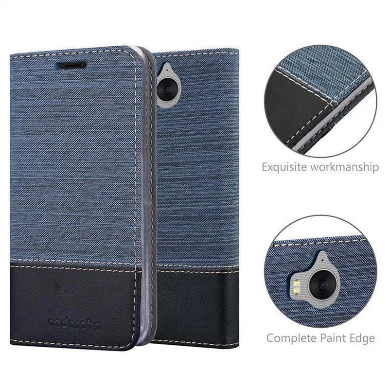 Cadorabo Hülle kompatibel mit Huawei Y5 2017 / Y6 2017 Schutzhülle mit Magnetverschluss, Standfunktion und Kartenfach
