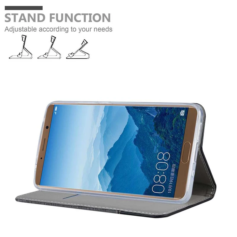 Cadorabo Hülle kompatibel mit Huawei MATE 10 / NOVA 2i Schutzhülle mit Magnetverschluss, Standfunktion und Kartenfach