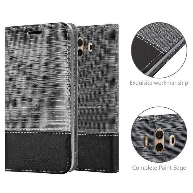 Cadorabo Hülle kompatibel mit Huawei MATE 10 / NOVA 2i Schutzhülle mit Magnetverschluss, Standfunktion und Kartenfach