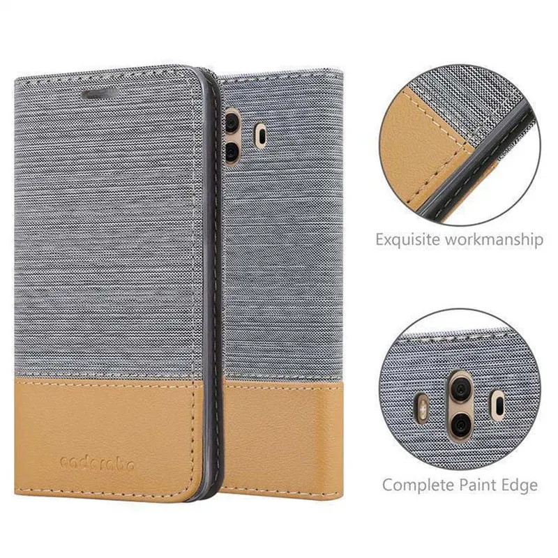Cadorabo Hülle kompatibel mit Huawei MATE 10 / NOVA 2i Schutzhülle mit Magnetverschluss, Standfunktion und Kartenfach
