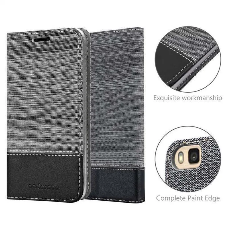 Cadorabo Hülle kompatibel mit Huawei P8 MAX Schutzhülle mit Magnetverschluss, Standfunktion und Kartenfach