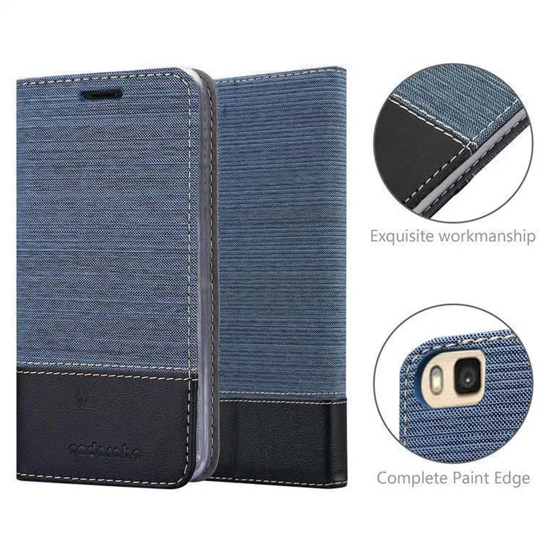 Cadorabo Hülle kompatibel mit Huawei P8 MAX Schutzhülle mit Magnetverschluss, Standfunktion und Kartenfach