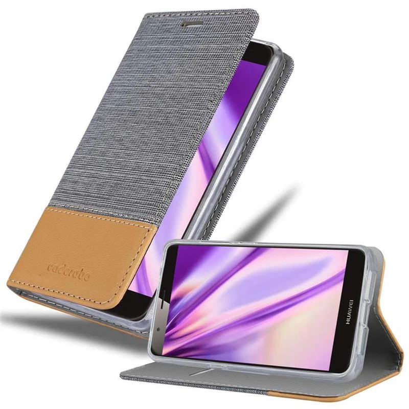 Cadorabo Hülle kompatibel mit Huawei ASCEND G7 PLUS / G8 / GX8 Schutzhülle mit Magnetverschluss, Standfunktion und Kartenfach