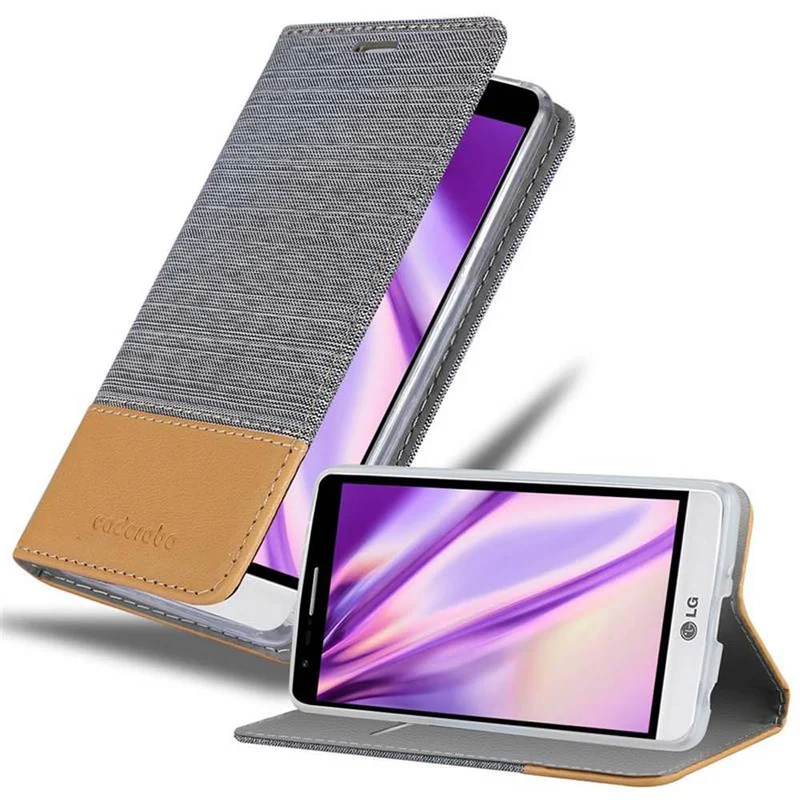 Cadorabo Hülle kompatibel mit LG G3 MINI / G3 S Schutzhülle mit Magnetverschluss, Standfunktion und Kartenfach
