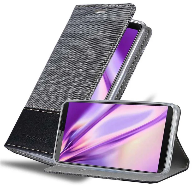 Cadorabo Hülle kompatibel mit Cubot POWER Schutzhülle mit Magnetverschluss, Standfunktion und Kartenfach